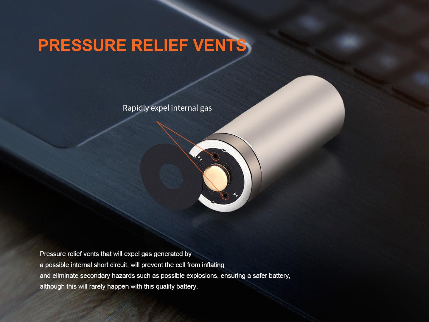 Fenix ARB-L18-1100 - Wiederaufladbarer 18350 Li-Ion-Akku (1100 mAh) - fenixlight