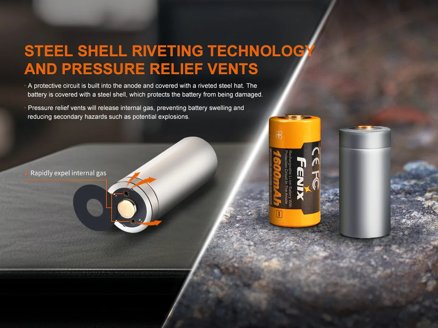Fenix ARB-L18-1600 -Akku 18650 (1600 mAh)