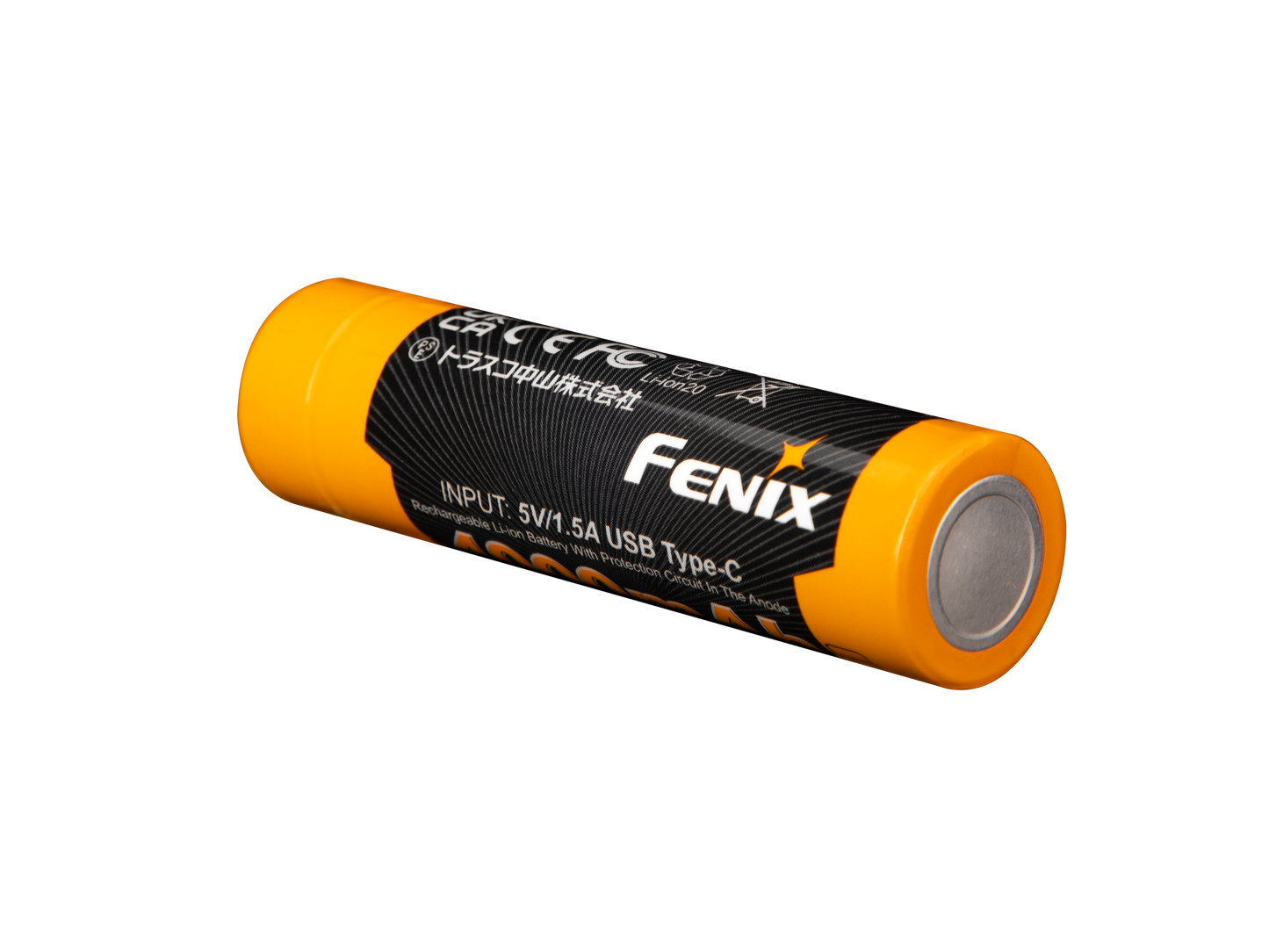 Fenix ARB-L18-4000U – 18650 Li-Ion Akku mit 4000 mAh, inkl. USB C Ladeanschluss