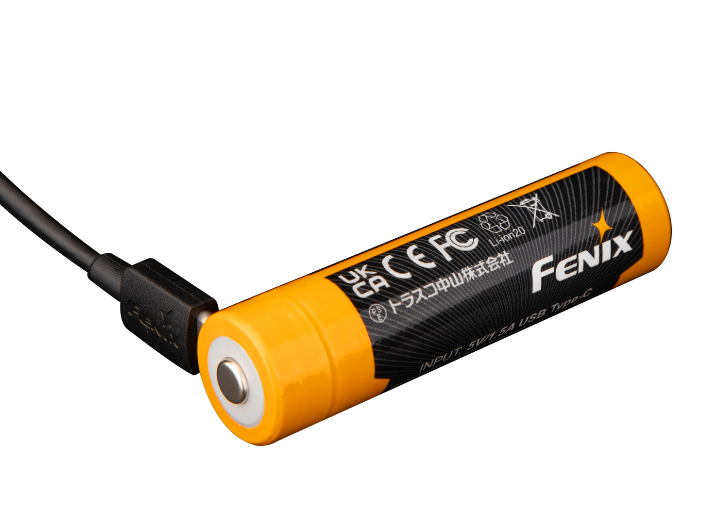 Fenix ARB-L18-4000U – 18650 Li-Ion Akku mit 4000 mAh, inkl. USB C Ladeanschluss