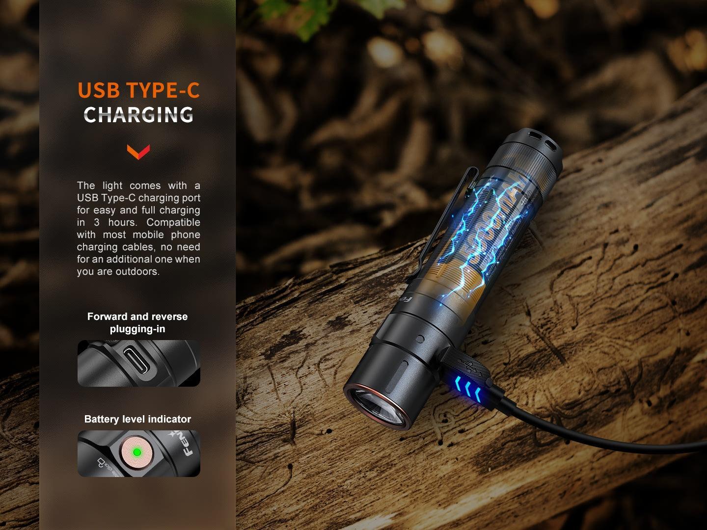 Fenix E35R High-Performance EDC-Taschenlampe, 3100 Lumen, Verpackung geöffnet - fenixlight