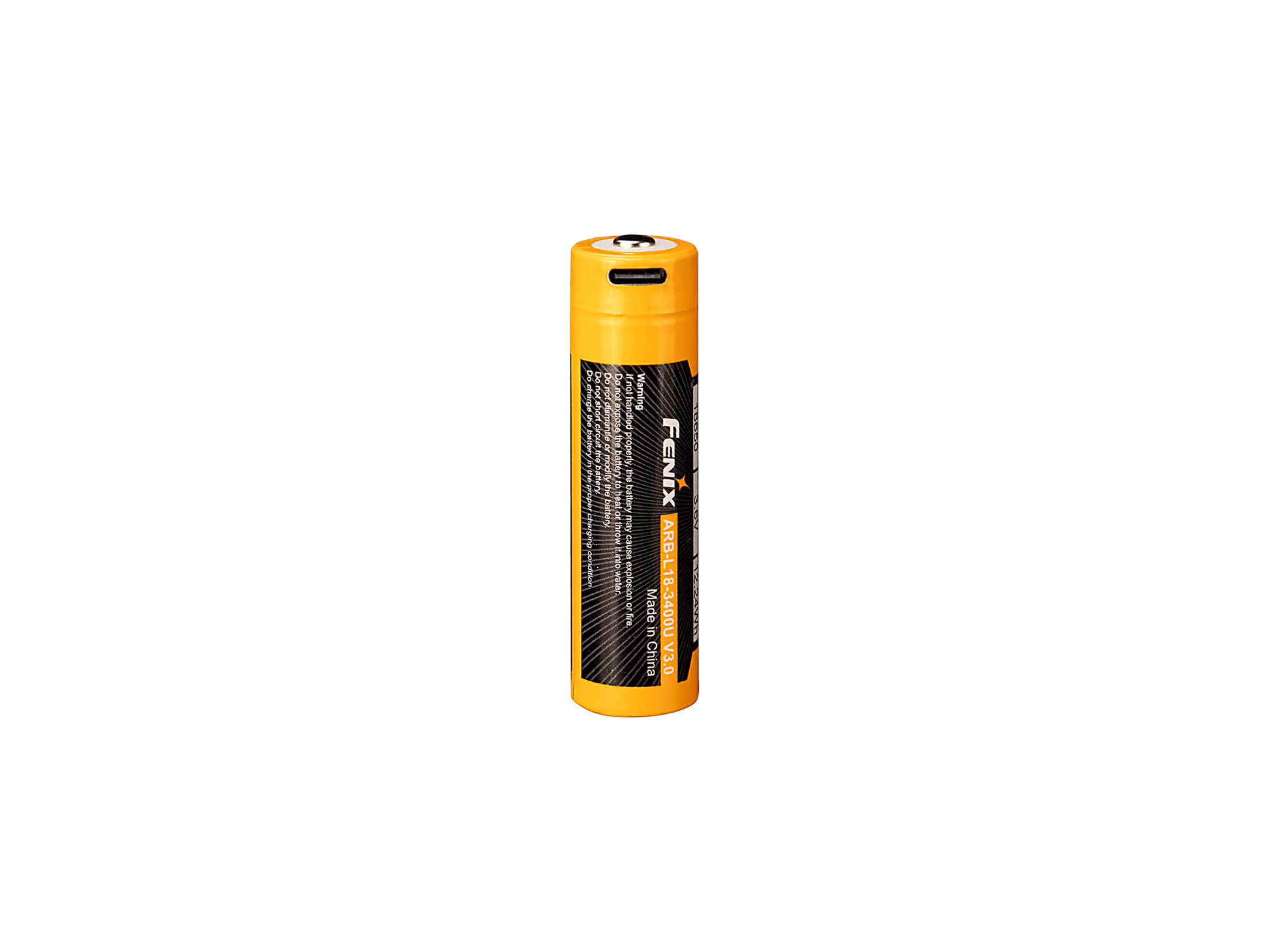 Fenix ARB-L18-3400U V3.0 - USB-Akku 18650 (3400 mAh, Version 3.0) - fenixlight