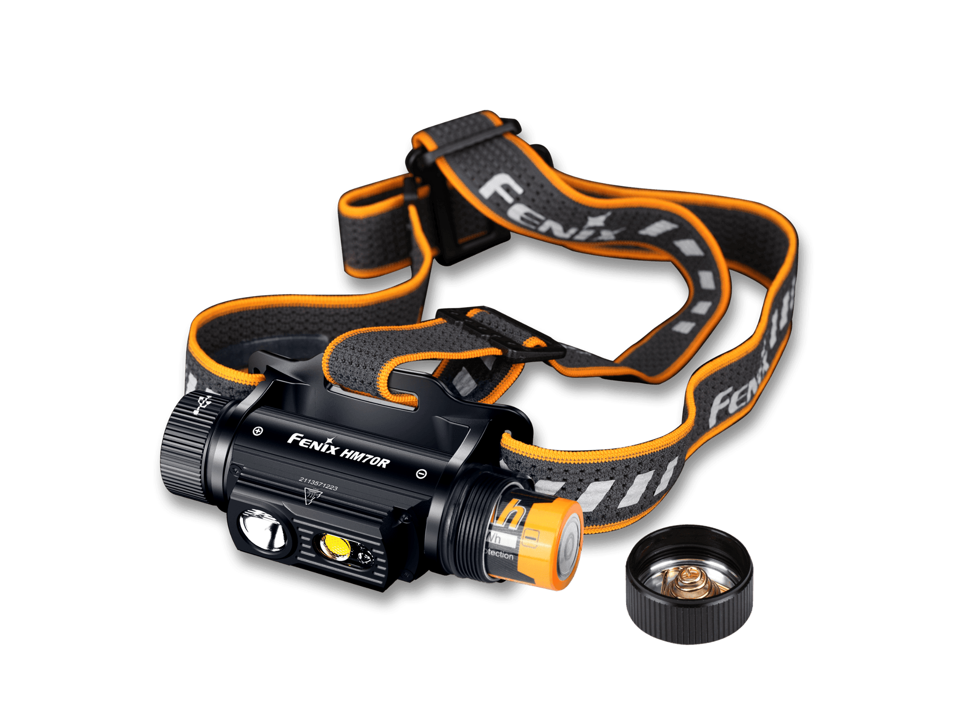 Fenix HM70R Wiederaufladbare Stirnlampe mit dreifacher Lichtquelle, 1600 Lumen, Verpackung geöffnet - fenixlight