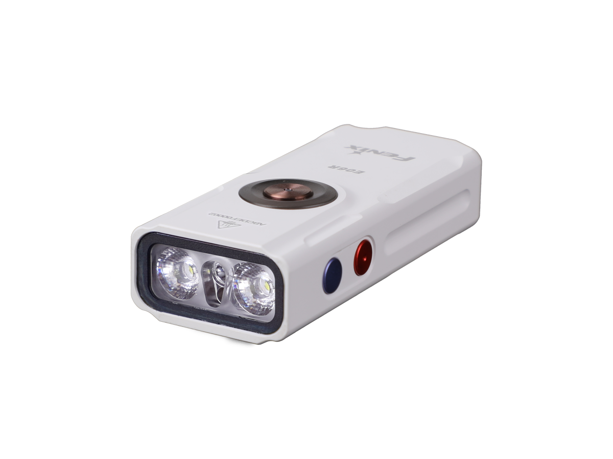 Fenix E06R vereint Weißlicht, UV-Licht und Laserpointer, 700 Lumen