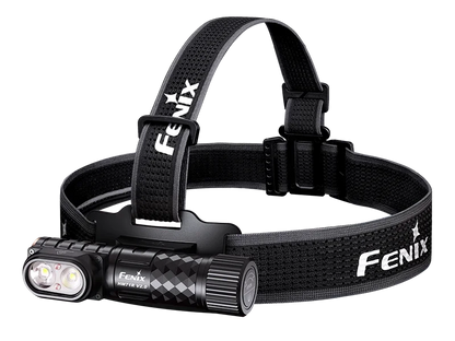 Fenix HM71R V2.0 leistungsstarke wiederaufladbare Industrie Stirnlampe in Schwarz
