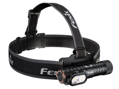 Fenix HM71R V2.0 wiederaufladbare Industrie Stirnlampe mit verstellbarem Kopfband