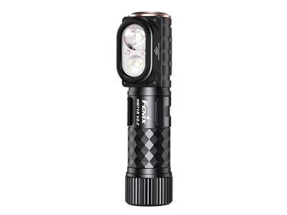 Fenix HM71R V2.0 wiederaufladbare Industrie Stirnlampe in Schwarz