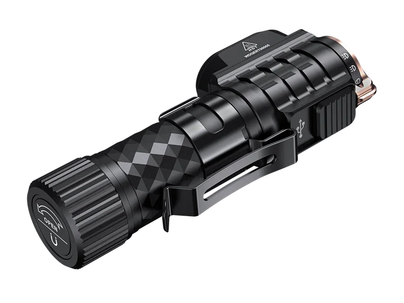 Fenix HM71R V2.0 wiederaufladbare Industrie-Stirnlampe in Schwarz