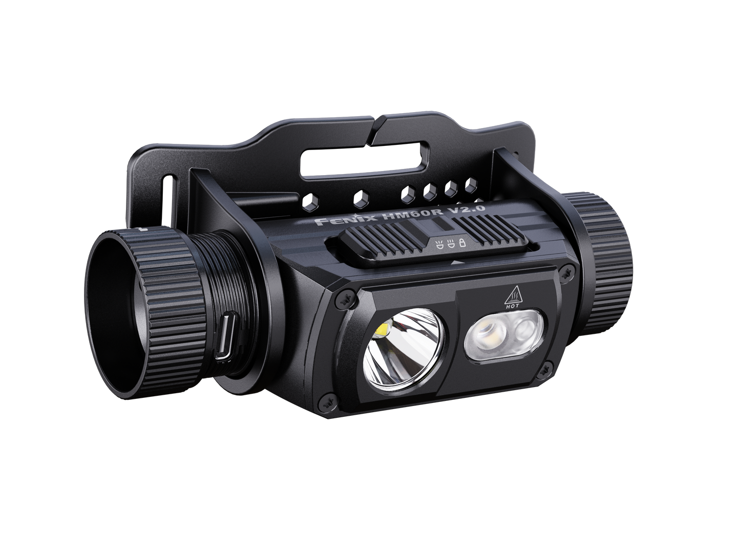 Fenix HM60R V2.0 Hochleistungs-Stirnlampe aus Metall, 1600 Lumen