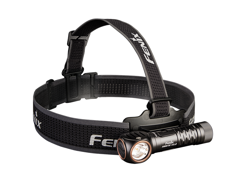 Schwarze LED-Stirnlampe mit elastischem Kopfband, Outdoor- und Campingbeleuchtung