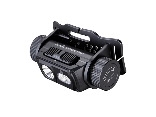 Fenix HM60R V2.0 Hochleistungs-Stirnlampe aus Metall, 1600 Lumen