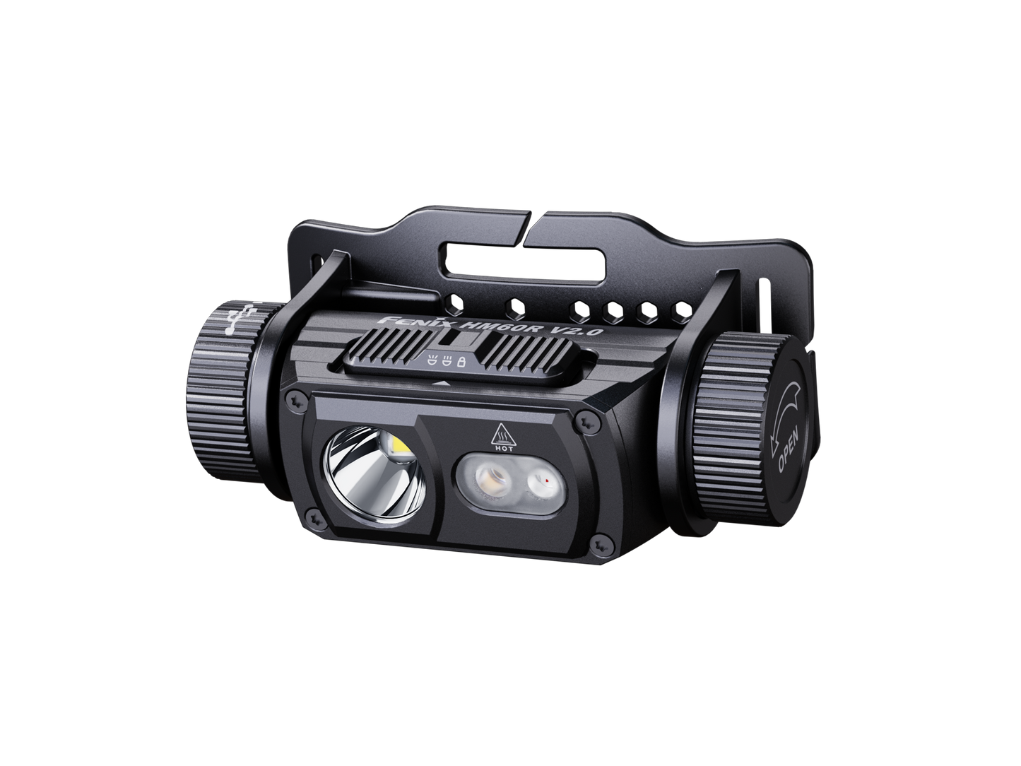 Fenix HM60R V2.0 Hochleistungs-Stirnlampe aus Metall, 1600 Lumen