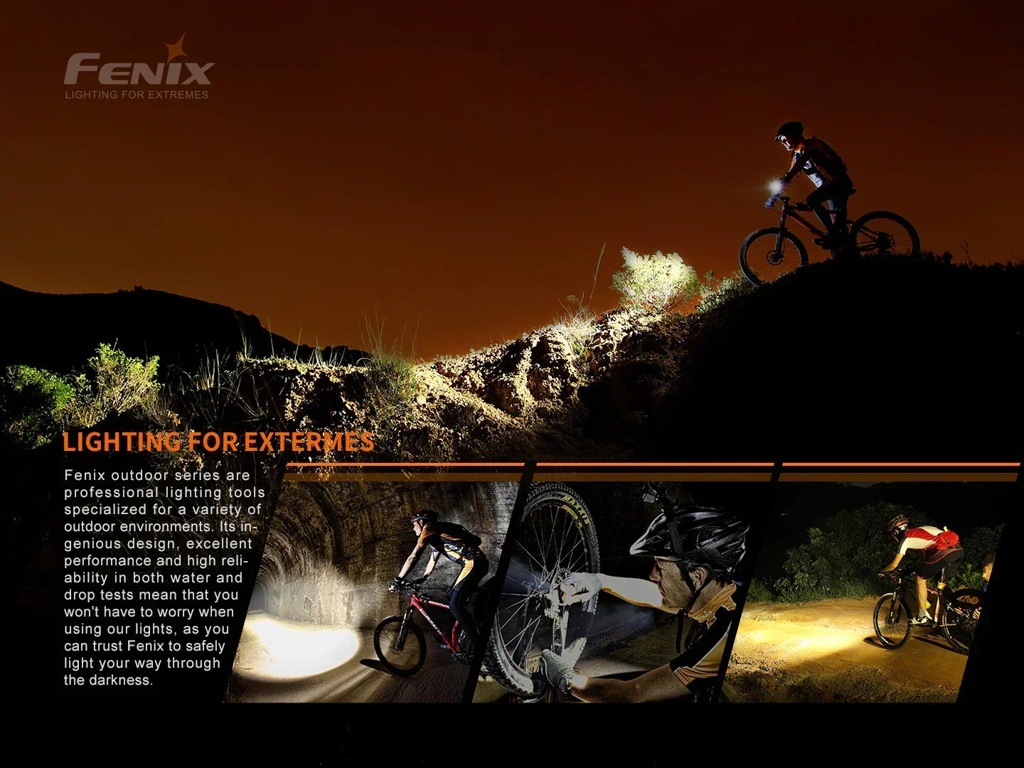 Fenix BC26R leistungsstarkes wiederaufladbares Fahrradlicht, 1600 Lumen