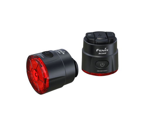 Fenix BC06R Intelligentes Fahrradrücklicht mit Bemssensor, 90 Lumen - fenixlight