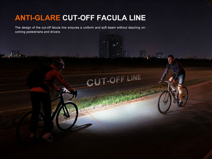 Fenix BC28R Smartes Fahrradlicht Set mit Rücklicht, 2500 Lumen
