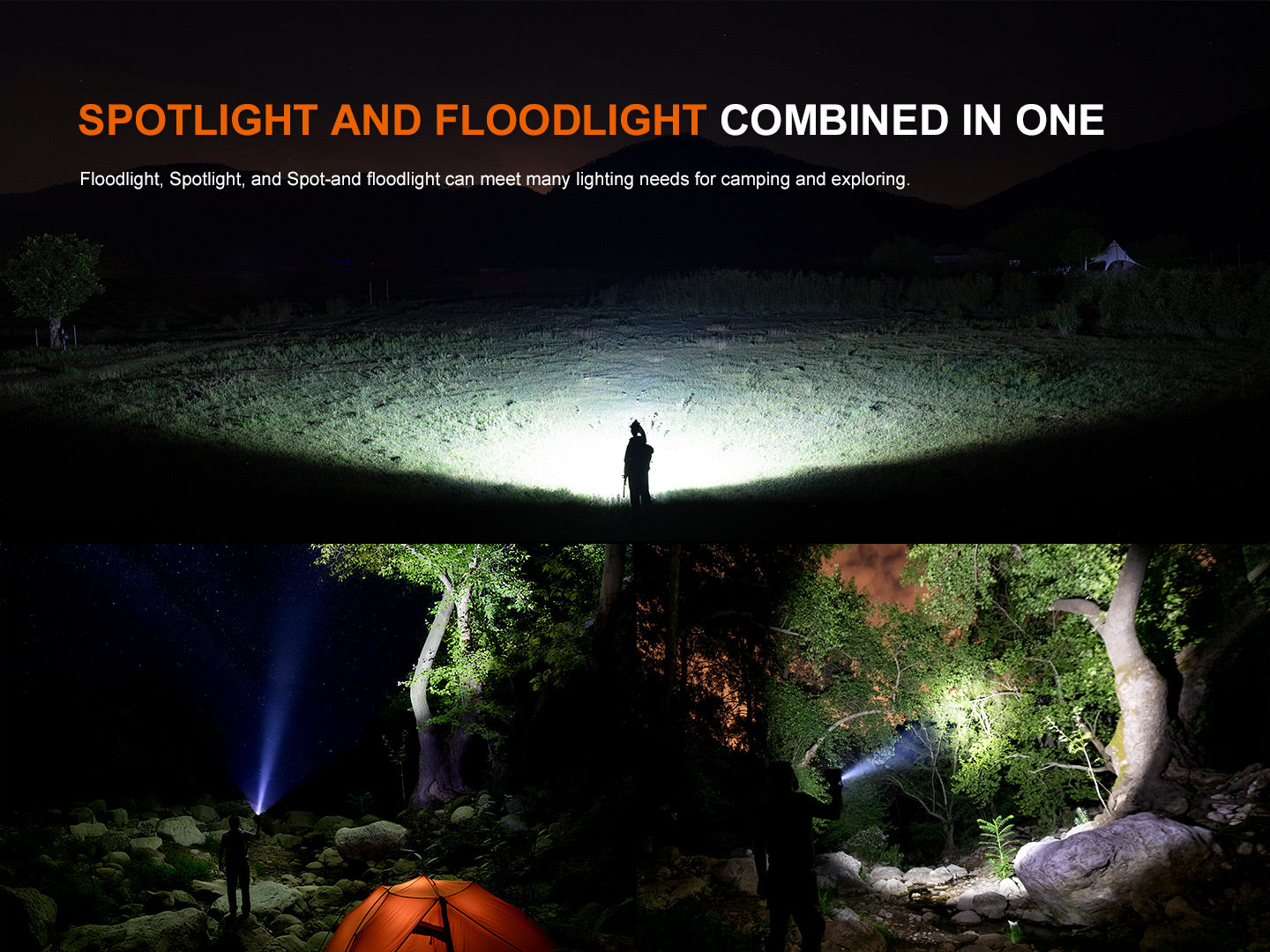 Fenix CP50R multifunktionale Fahrzeug & Camping Laterne, 5500 Lumen