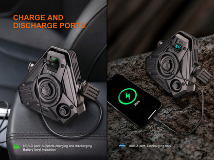 Fenix CP50R multifunktionale Fahrzeug & Camping Laterne, 5500 Lumen