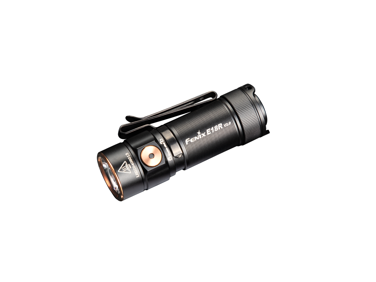 Fenix E18R V2.0 Ultrakompakte Hochleistungstaschenlampe, 1200 Lumen