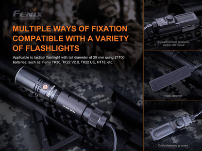 Fenix AER-04 – Taktischer Kabelschalter kompatibel für TK22 V2.0, TK22 UE, TK30, HT18 - fenixlight