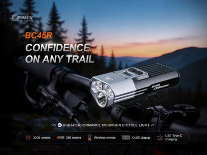 Fenix BC45R Hochleistungs Fahrradlicht, 3300 Lumen