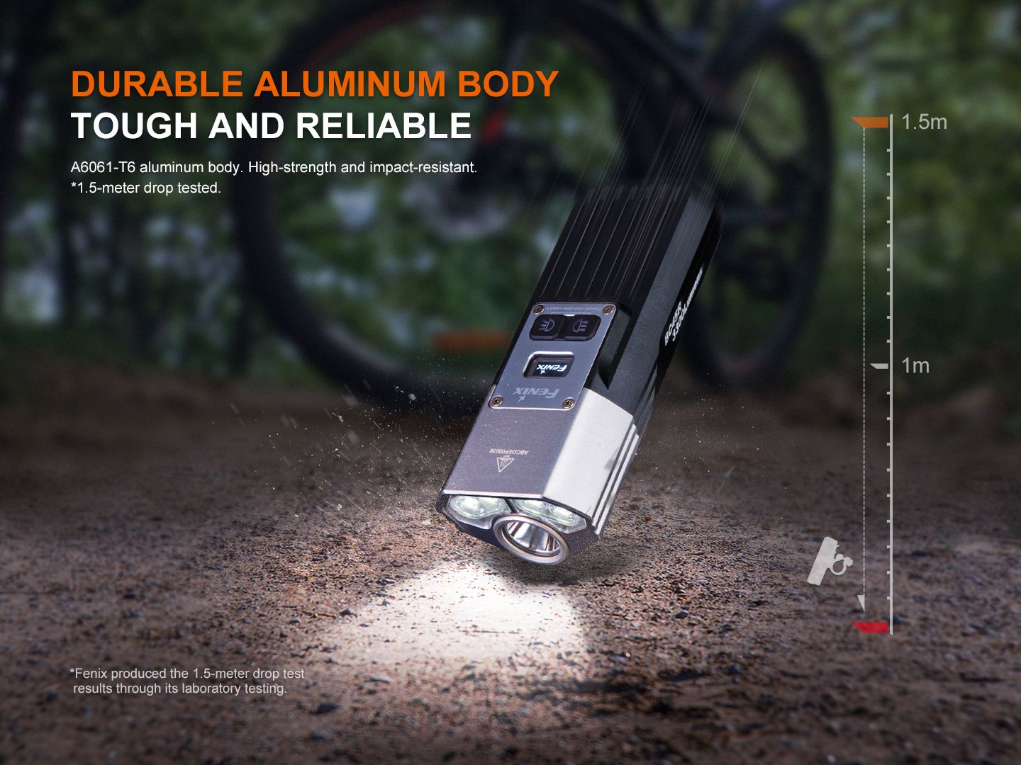 Fenix BC45R Hochleistungs Fahrradlicht, 3300 Lumen