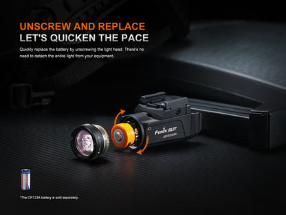 Fenix GL07 Kompakte taktisches Laserlicht/Waffenlicht, 700 Lumen