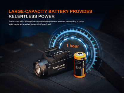 Fenix GL07 Kompakte taktisches Laserlicht/Waffenlicht, 700 Lumen