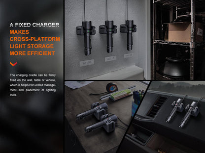 Fenix WF26R High-Performance Taschenlampe mit Ladehalterung, 3000 Lumen - fenixlight