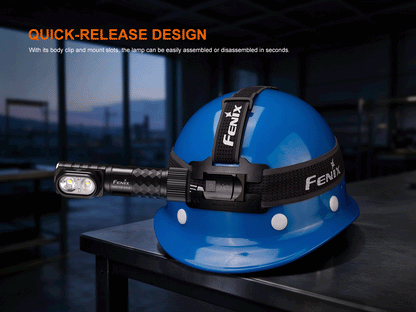 Fenix HM71R V2.0 sehr starke wiederaufladbare Industrie Stirnlampe, 3500 Lumen
