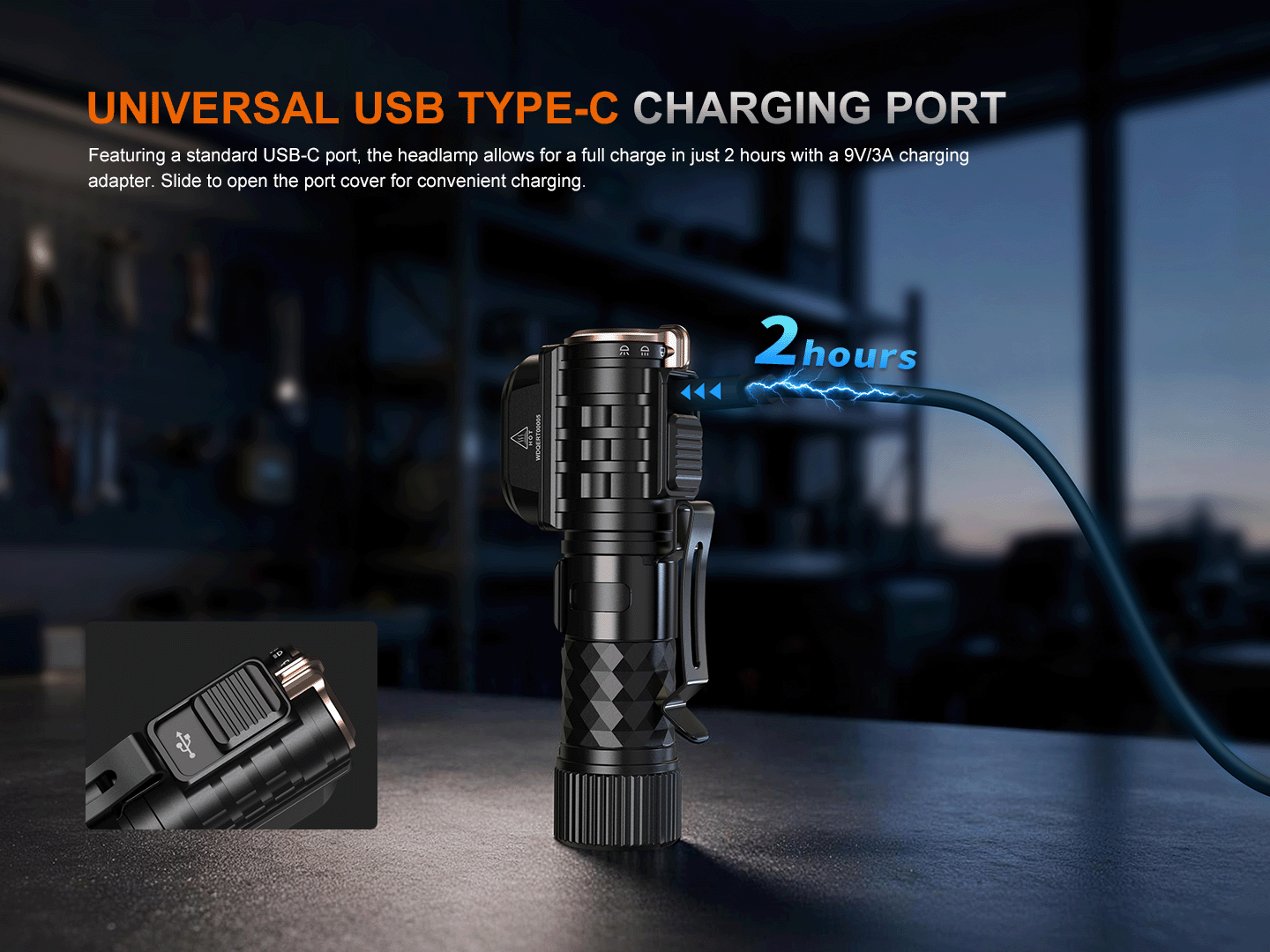 Fenix HM71R V2.0 sehr starke wiederaufladbare Industrie Stirnlampe, 3500 Lumen