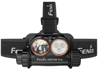 Fenix HM75R Pro wiederaufladbare Profi Stirnlampe in Schwarz