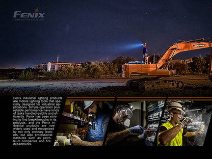 Fenix HP25R V2.0 wiederaufladbare Arbeits-Stirnlampe mit extrem langer Laufzeit, 1600 Lumen