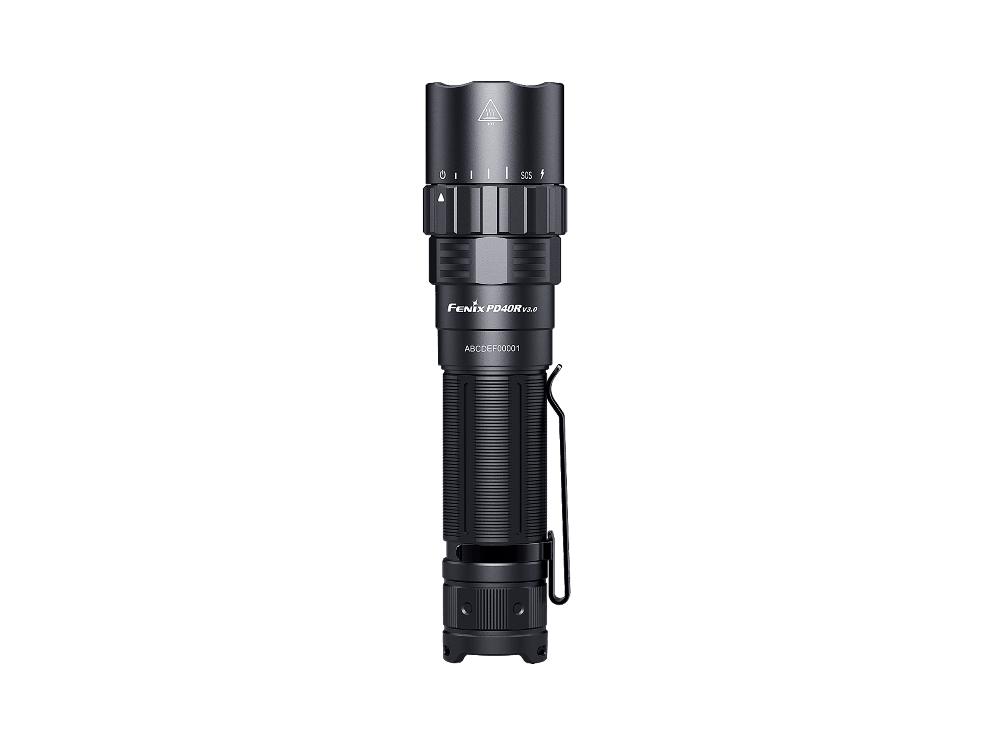 Fenix PD40R V3.0 Superhelle Taschenlampe mit mechanischem Drehschalter, 3000 Lumen - fenixlight