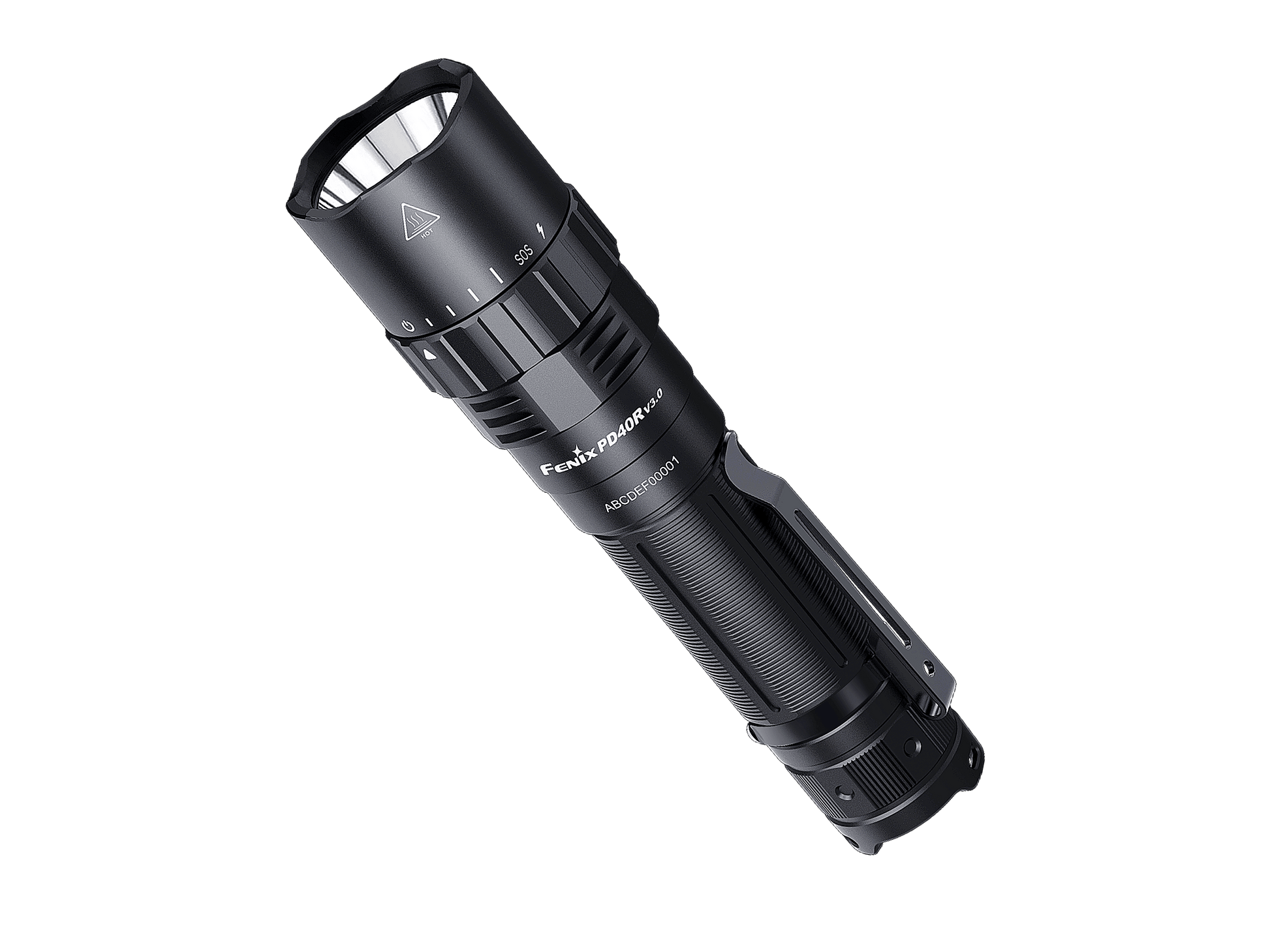 Fenix PD40R V3.0 Superhelle Taschenlampe mit mechanischem Drehschalter, 3000 Lumen - fenixlight