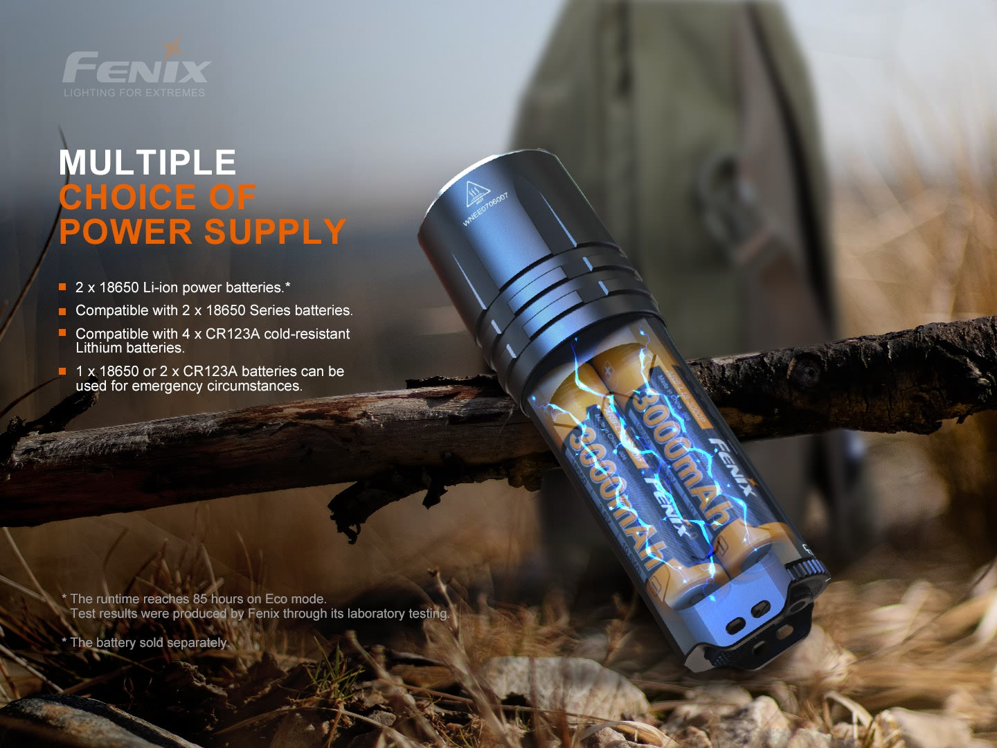 Fenix TK35UE V2.0 Leistungsstarke taktische Dual-Mode-Taschenlampe, 5000 Lumen